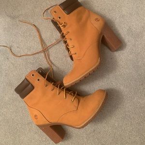 COPY - TIMBERLAND HIGH HEEL ANKLE BOOTIES WOMENS …